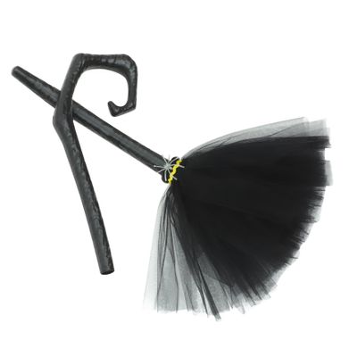Didiseaon Halloween Witch Broomstick Broom Prop for Adults Costume Accessory Decorations