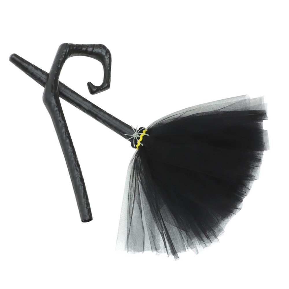 Didiseaon Halloween Witch Broomstick Broom Prop for Adults Costume Accessory Decorations