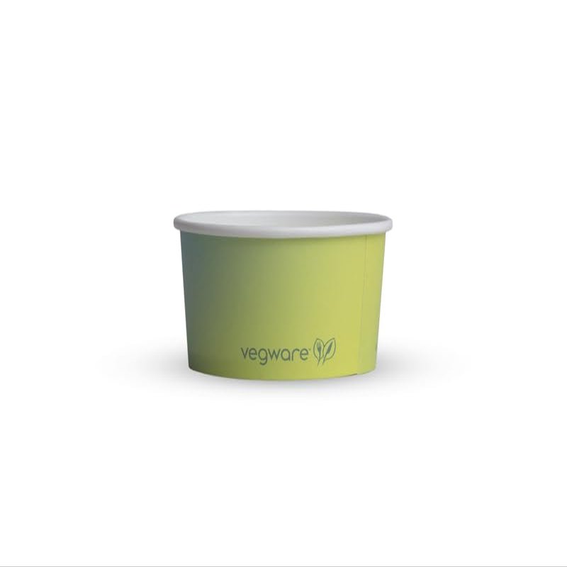 MyAfricaStore Vegware 2 Scoop Coloured Ice Cream Tub UNIT 1x50 Packed 20 units to a case. Unit Weight: 0.37 Kilos.