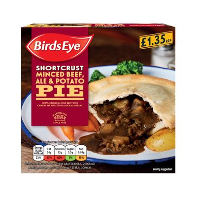 MyAfricaStore PM 1.35 Birds Eye Minced Beef & Ale Pie 10x155g