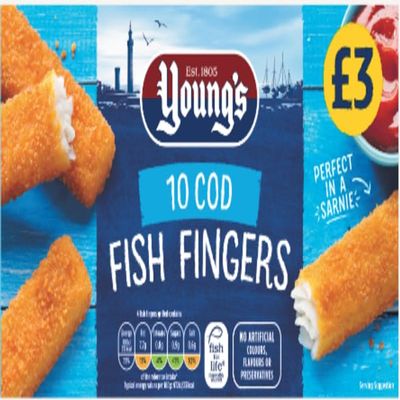 MyAfricaStore PM 3.00 Youngs 10 Cod Fish Fingers 12x250g