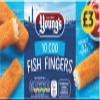 MyAfricaStore PM 3.00 Youngs 10 Cod Fish Fingers 12x250g view 1