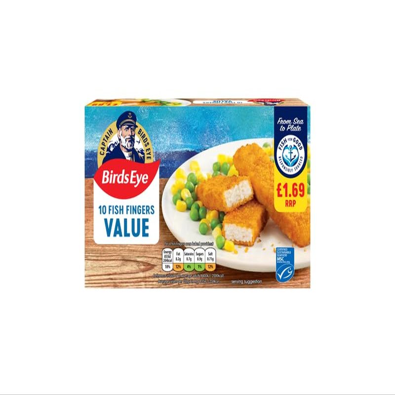 MyAfricaStore PM1.69 Birds Eye Value Fish Fingers 12x225g