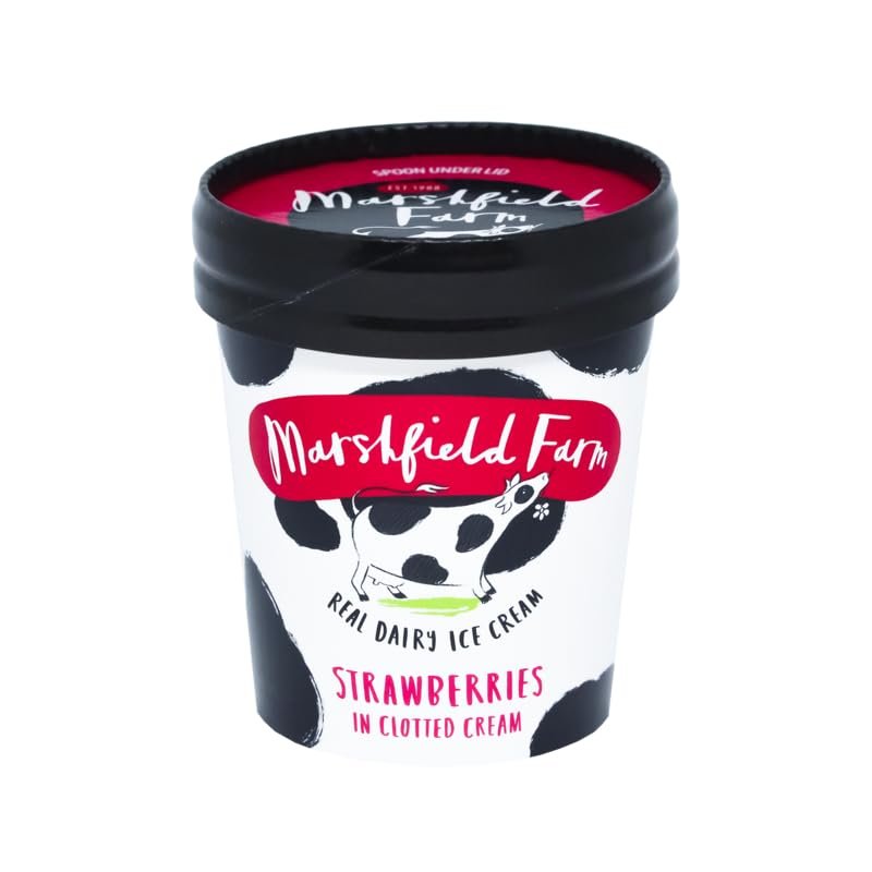 MyAfricaStore Marshfield Strawberries in Clotted Cream 12x125ml