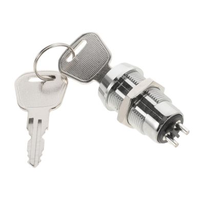 FRCOLOR Universal Forklift Ignition Switch with Copper Key Starter Ignition Switch for Mobility Scooters and Motorcycles for Electric Vehicles and Forklifts