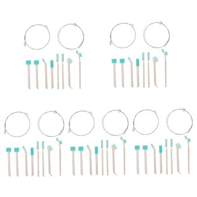 Amosfun 5sets Ice Maker Gap Brush Cleaning Tool Kit Ice Machine Cleaner Scrubbing Brush for Home Use for Cleaning and Gaps