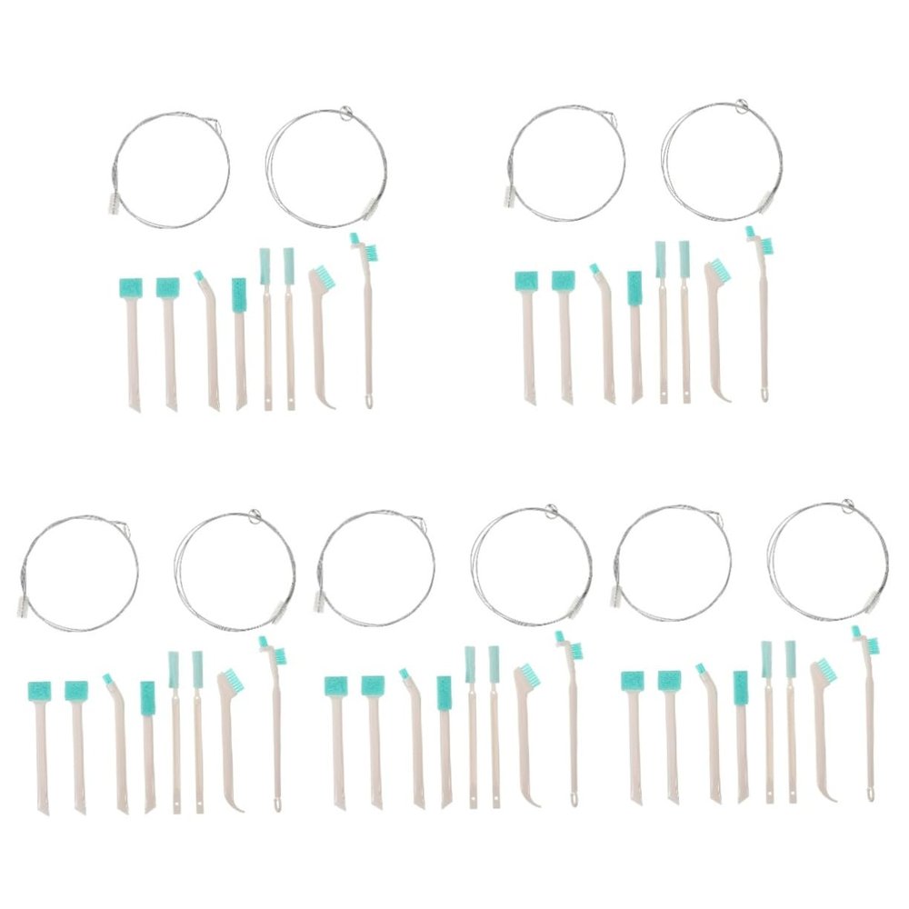 Amosfun 5sets Ice Maker Gap Brush Cleaning Tool Kit Ice Machine Cleaner Scrubbing Brush for Home Use for Cleaning and Gaps