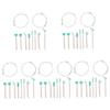 Amosfun 5sets Ice Maker Gap Brush Cleaning Tool Kit Ice Machine Cleaner Scrubbing Brush for Home Use for Cleaning and Gaps view 1