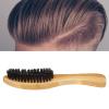 Beard Brush For Men, Professional Beard Straightener For Men Beard Comb For Men with Robust Composite Wood Structure For Travel and Daily Use view 3