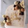 Oh Baby Cake Topper,Acrylic Baby Shower Cake Decorations for First Birthday/Gender Reveals Party, Photo Booth Props view 2