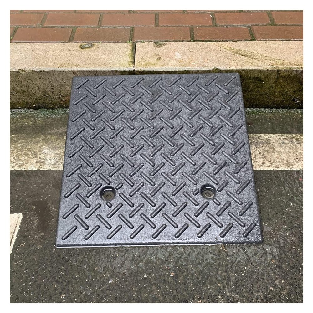 Rubber Driveway Ramp- Non-slip Wheelchair Threshold Ramps for Home Doorway, Car Kerb Curb Ramps for Garage Parking Lot