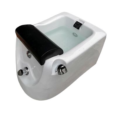 Acrylic Foot Spa Bathtub with Massage- Portable Deep Foot Bath Spa for Home Spa Treatment- Automatically Drain, Hot and Cold Water Adjustment- Foot Detox Bucket Tub- Pedicure Bowl