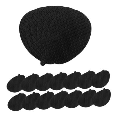 minkissy 10pairs Shoes Insoles Men Heel Pads for High-Heeled Shoes Non-Slip Sole Protectors Self-Adhesive and Safe