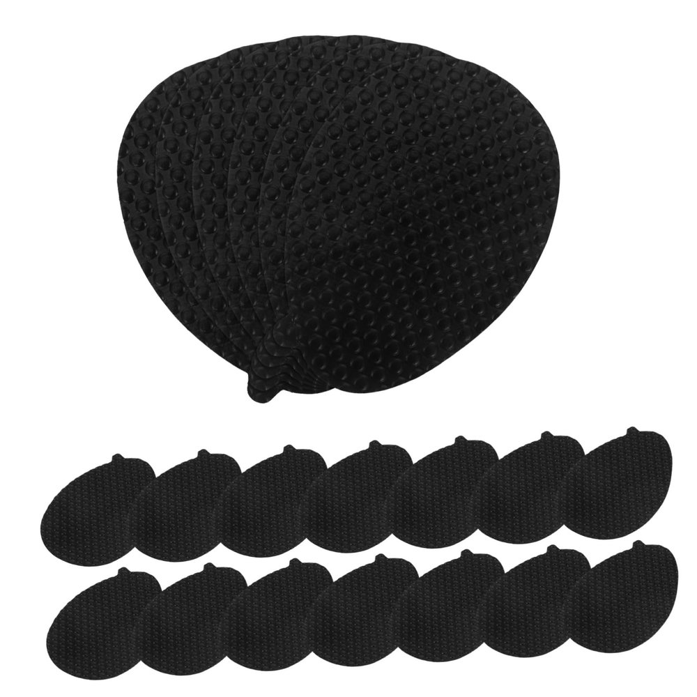minkissy 10pairs Shoes Insoles Men Heel Pads for High-Heeled Shoes Non-Slip Sole Protectors Self-Adhesive and Safe