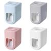 Csnbfiop Wall Mount Automatic Toothpaste Dispenser Waterproof Lazy Toothpaste Holder Bathroom Accessories No Punching view 2