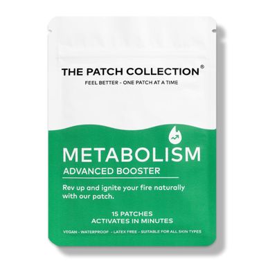 The Patch Collection - Natural Metabolism Booster Patch for Healthy Shape Support & Fast Acting Appetite Management | Yerba Mate, Guarana, Zinc, Flax Seed, L-Carnitine, Raspberry Ketone | Pack of 15