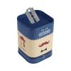 1 Pack Razor Blade Disposal Container for Safety Razor Blade, Detachable Safe Blade Bank for Used Leaf Razor, Large Capacity Razor Iron Disposal Case (Blue) view 1