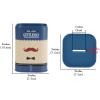 1 Pack Razor Blade Disposal Container for Safety Razor Blade, Detachable Safe Blade Bank for Used Leaf Razor, Large Capacity Razor Iron Disposal Case (Blue) view 2