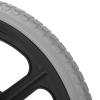 14 Inch Wheelchair Wheel Replacement Sturdy PU Material, Explosion Proof Bearing, Non Slip Design, 350x30mm Tire, 12mm Inner Diameter, for Wheelchairs, Walkers, Mobility Aids view 2