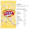 Microwavable popcorn kernels VEGAN, NO SUGAR (48 bags) - sweet butter salted pop corn - Eazy Pop Microwave popcorn (48 x 85g Assorted) view 2