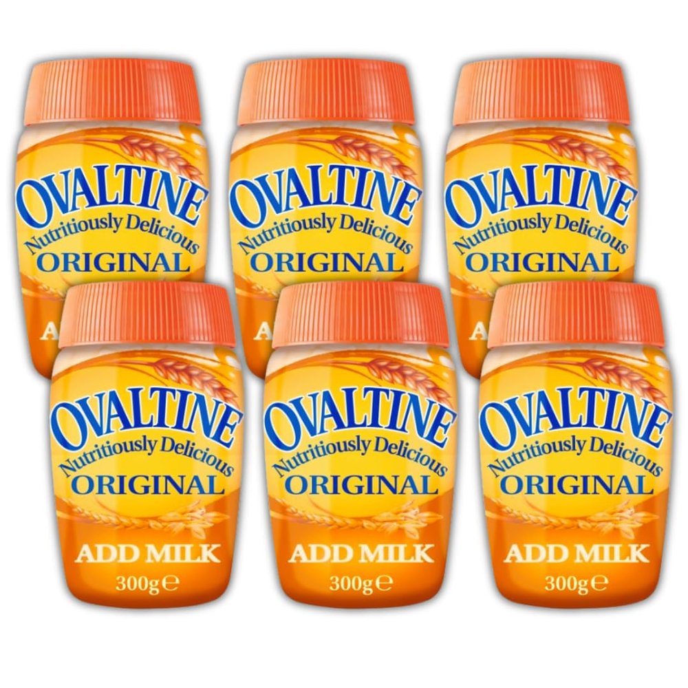 Malt Drink Ovaltine Original with Cocoa Powder 6x300g (6x300g Original Add Milk)