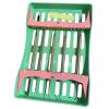 Bceer-EU 2pcs Dental Sterilization Box Composite Resin Filler Spatulas Instrument Placing Case Disinfection Tray Rack Dentistry Tools(Size:L,Color:Blue) view 4