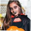 Healvian Adults 8 Gold Hip Hop Vampire Fangs Mouth Grills Set for Halloween Cosplay Costume Props view 3