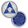 39 Years Sobriety Chips AA Coin Alcoholics Anonymous Medallion Sobriety Gifts for Men Women Recovery Chip Anniversary Token view 1