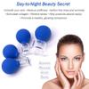 4 PCS Glass Facial Cupping Set,Silicone Vacuum Suction, Cupping Massage Therapy, a Kit for Anti Cellulite, Anti Wrinkle For Eyes, Face and Body Cupping Set view 3