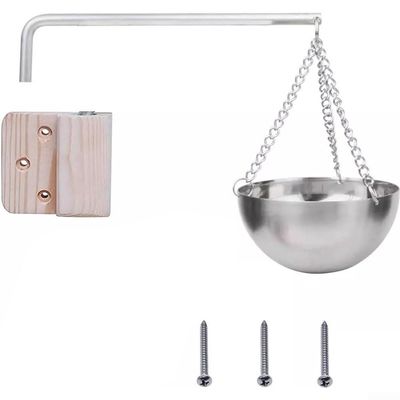 ARMYJY Sauna Aroma Bowl,12Cm Heatable Aroma Oil Bowl Cup Stainless Steel Hanging Container With Swinging Arm