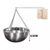 ARMYJY Sauna Aroma Bowl,12Cm Heatable Aroma Oil Bowl Cup Stainless Steel Hanging Container With Swinging Arm view 2