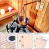 ARMYJY Sauna Aroma Bowl,12Cm Heatable Aroma Oil Bowl Cup Stainless Steel Hanging Container With Swinging Arm view 3