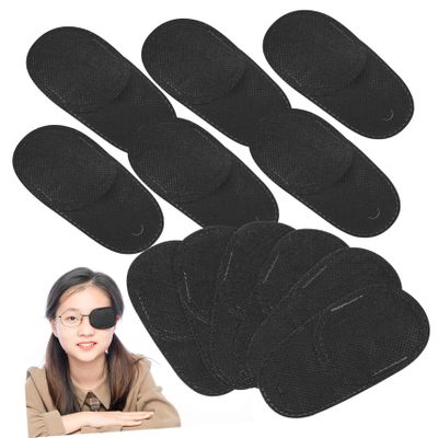 minkissy 12pcs Eye Patches for Boys and Girls Adults Reusable Under Eye Patches Comfortable Non Woven Fabric Masks for Lazy