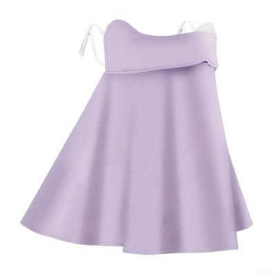 SPORTARC Soft Cooling Material, Breathable Ice Silk, Sunscreen Riding, Woman Face Mask (AMZ Purple)