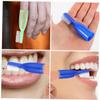 FOMIYES 100pcs Prison Toothbrushes Mini Small Finger Toothbrushes Tiny Teeth Clean Tools for Travel Use view 4