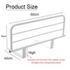 23.6" Bed Rails for Elderly Adults, Medical Bed Safety Assisting Rail Bar, Home Care Assistance Devices, for Pregnant Women, Disabled People(Mattress Height 15cm) view 2