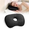 Babyezz Ear Piercing Pillow with an Ear Hole for CNH and Ear Pain Ear Inflammation Pressure Sores for Side Sleepers, Washable and Adjustable Polyester and Cotton Side Sleeping Ear Pillow (Balck) view 1