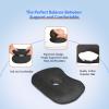 Babyezz Ear Piercing Pillow with an Ear Hole for CNH and Ear Pain Ear Inflammation Pressure Sores for Side Sleepers, Washable and Adjustable Polyester and Cotton Side Sleeping Ear Pillow (Balck) view 4