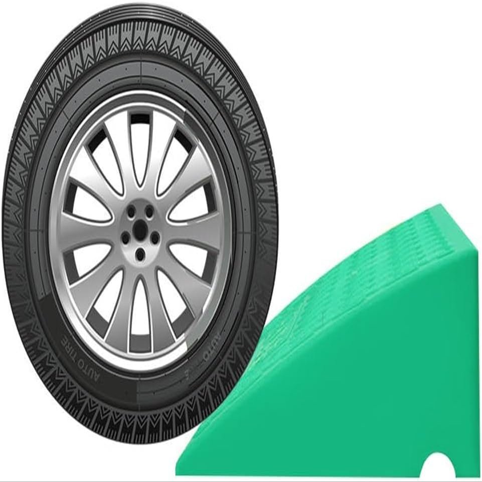 2in/ 3in/ 4in/ 5in Rise Threshold Ramp, Rubber Curb Ramp for Wheelchair Driveway Scooters Stairs, Heavy Duty Kerb Ramp, with Non-Slip Surface (Color : Green, Size : 49x27x11cm/19x10.6x4.3in)