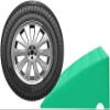 2in/ 3in/ 4in/ 5in Rise Threshold Ramp, Rubber Curb Ramp for Wheelchair Driveway Scooters Stairs, Heavy Duty Kerb Ramp, with Non-Slip Surface (Color : Green, Size : 49x27x11cm/19x10.6x4.3in) view 1