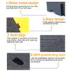 2in/ 3in/ 4in/ 5in Rise Threshold Ramp, Rubber Curb Ramp for Wheelchair Driveway Scooters Stairs, Heavy Duty Kerb Ramp, with Non-Slip Surface (Color : Green, Size : 49x27x11cm/19x10.6x4.3in) view 3