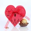 HEYDGBBZ Wedding Favour Paper Candy Treat Box Candy Treat Gift Box, 50pc aper Party Bags,Heart Gifts Candy Boxes Chocolate Paper Box for Wedding Birthday Party Packaging Decor Supplies(Red) view 1