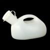 2000ml Urine Bottles for Men & Women, Unisex Potty Urinals for Car, Portable Pee Bottle Leakproof Wee Bottle, Pee Bottle Collector Travel Toilet with Lid and 1.3MDrain Hose, white view 2