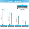 11.8 Heavy Duty Push Broom Brush with 60" Long Handle,Stainless Steel Deck Scrub Brush,Outdoor Broom for Cleaning Bathroom, Kitchen, Patio, Garage, Deck, Concrete,Stone, and Tile Floors view 2