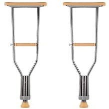 Crutches for Adults Underarm Lightweight Adult Walking Crutches with Underarm Pad and Handgrip,Height Adjustable Aluminum Alloy Anti-Slip Walker Great for Travel or Work (2pcs) Selfless dedication