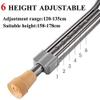 Crutches for Adults Underarm Lightweight Adult Walking Crutches with Underarm Pad and Handgrip,Height Adjustable Aluminum Alloy Anti-Slip Walker Great for Travel or Work (2pcs) Selfless dedication view 4