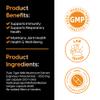 Tiger Milk Mushroom | 1000mg High Strength 30:1 Extract | Supports Lung Function, Respiratory Health, Immune Defence & Vitality | 60 Vegan Capsules | Non-GMO, Gluten-Free | Made in UK view 2