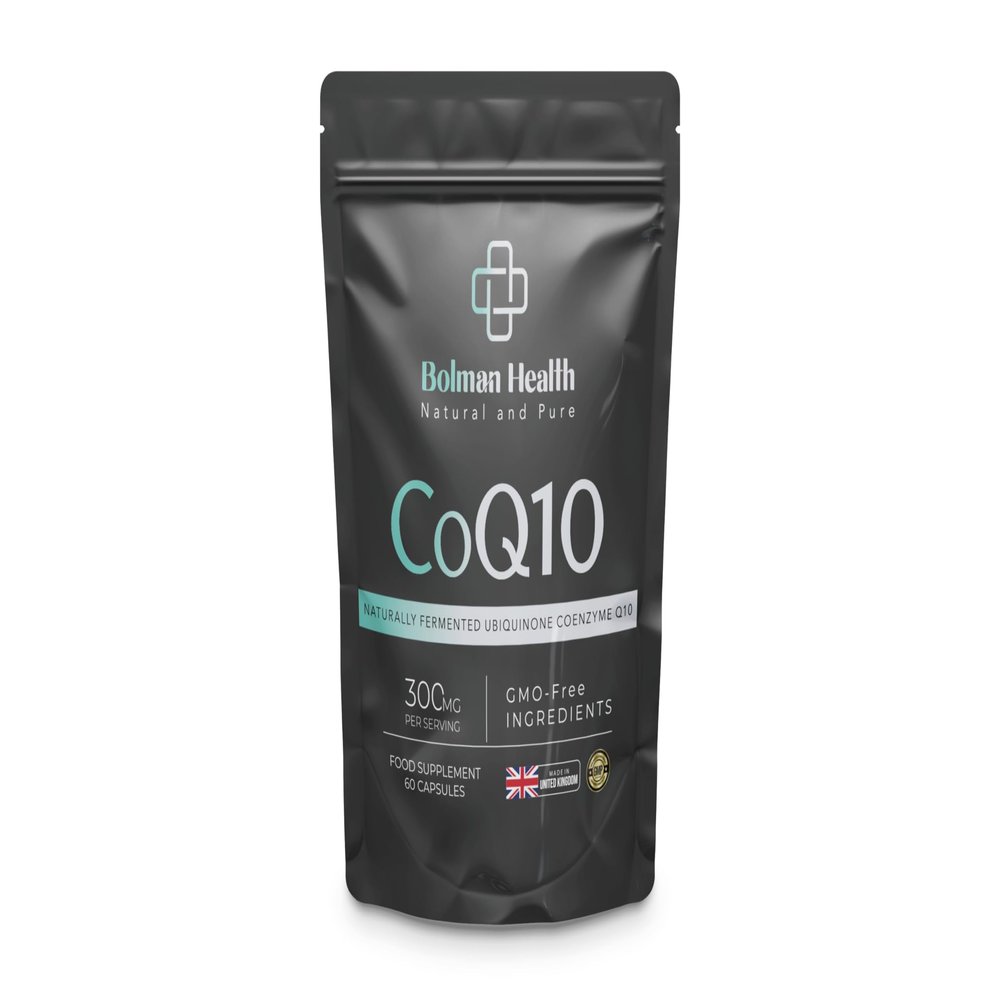 CoQ10 Capsules | 60 Vegan HPMC Capsule Shells | Naturally Fermented Ubiquinone Coenzyme Q10 | Heart Health, Energy Metabolism & Antioxidant Support | Non-GMO | Gluten-Free