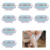 8Pcs Replacement Razor Blades for Gillette Venus Extra Smooth Women's Razor Blades Refills 3 Layer Blade for Comfort Washable Easy to Replace Effortless Glide for Bathroom Beach Party Gifts(Blue) view 1