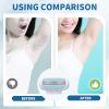 8Pcs Replacement Razor Blades for Gillette Venus Extra Smooth Women's Razor Blades Refills 3 Layer Blade for Comfort Washable Easy to Replace Effortless Glide for Bathroom Beach Party Gifts(Blue) view 4